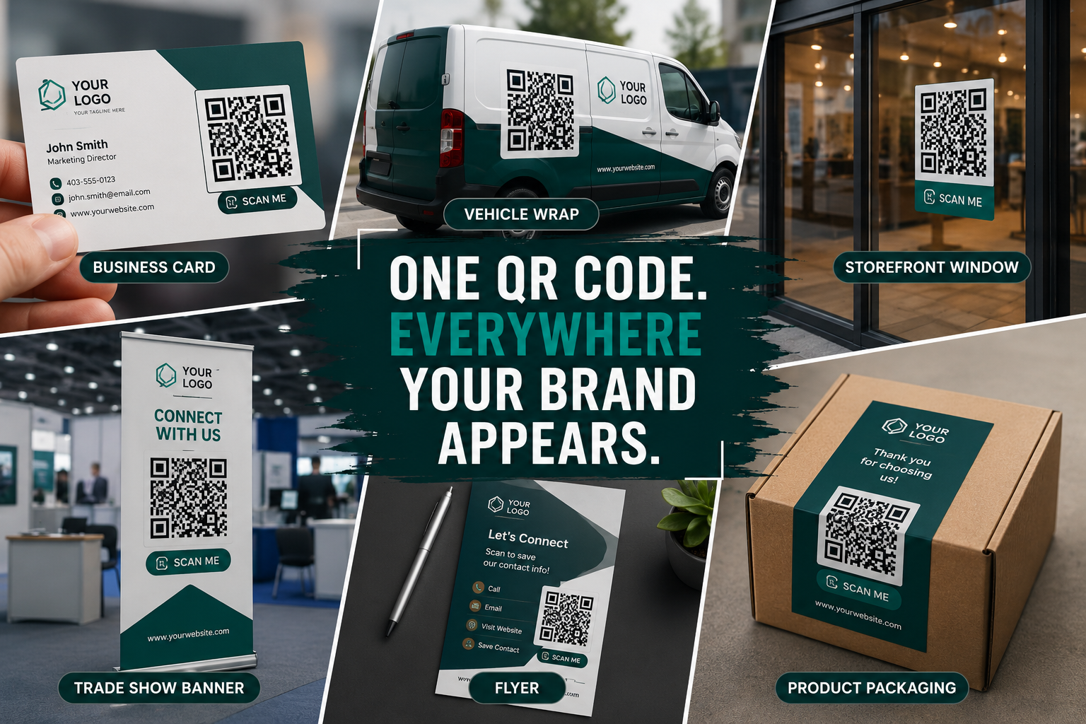 Smart Business Card Dashboard and QR Code Analytics